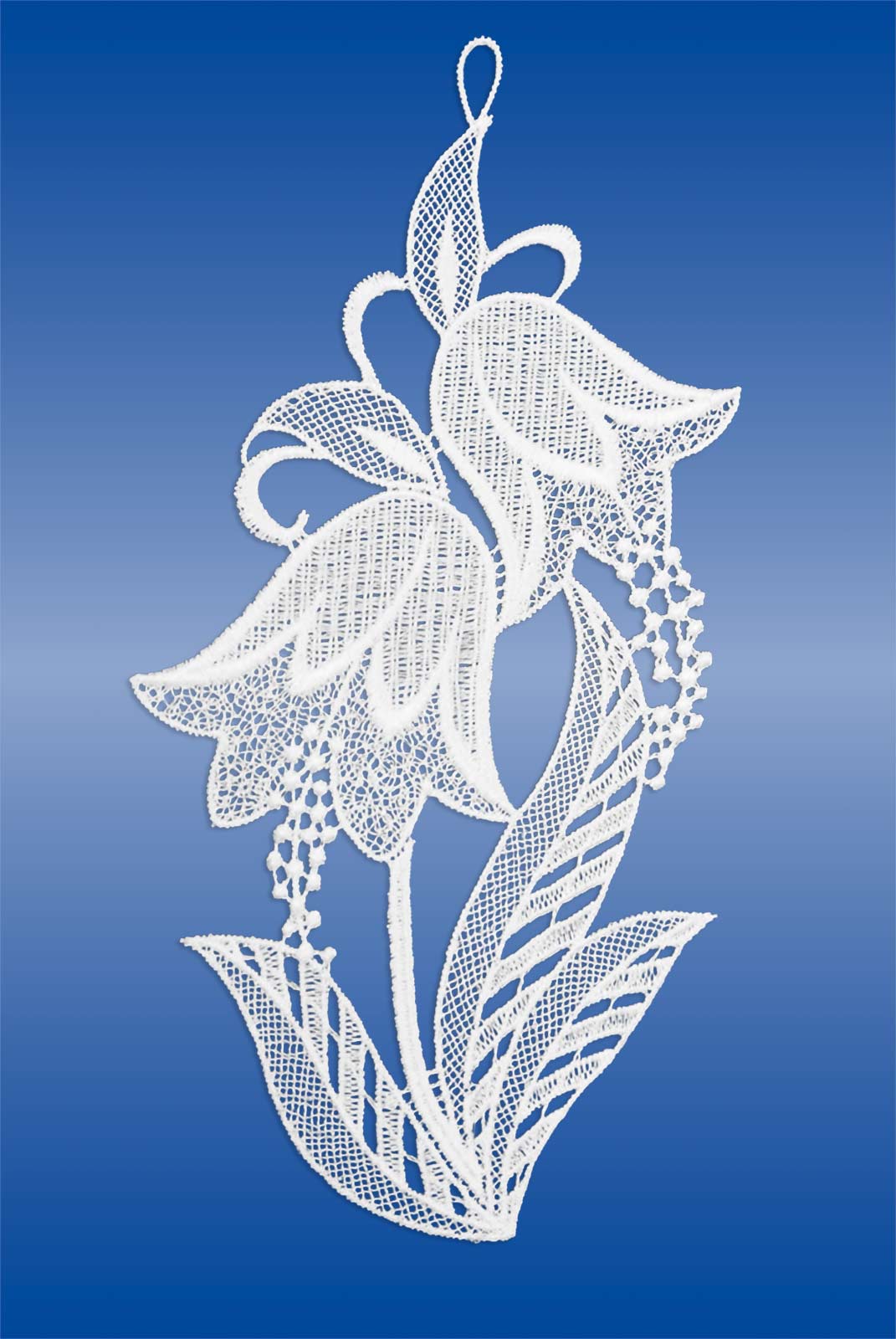 plauener spitze fensterbild weiss obstkorb